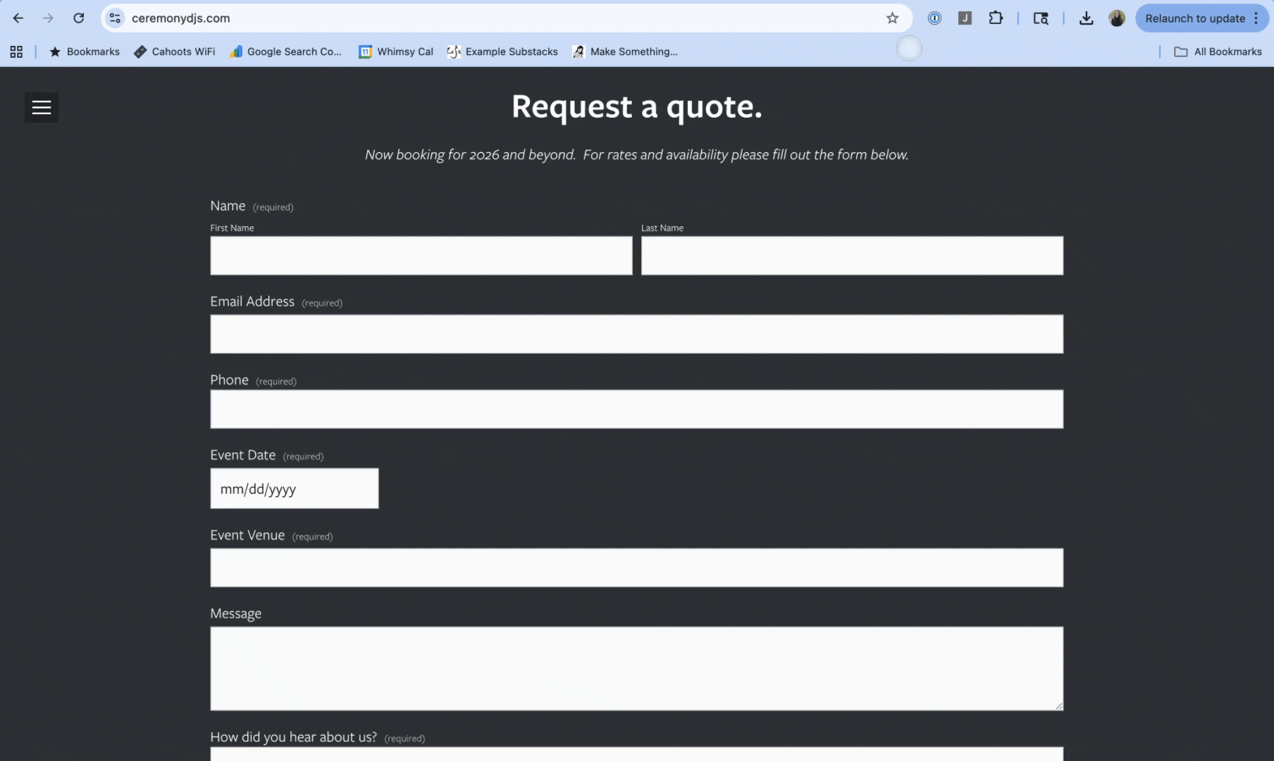 Wedfill extension in action